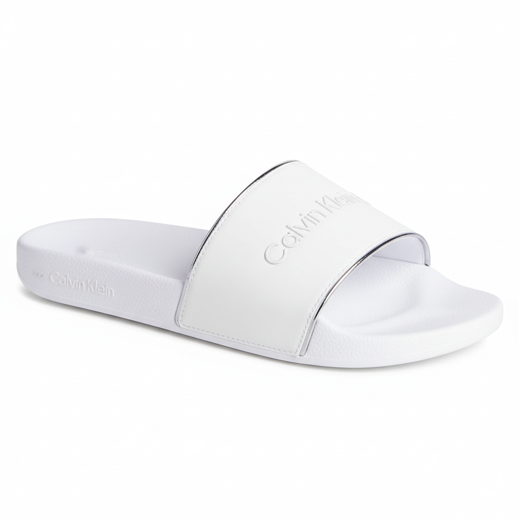 Calvin Klein бели чехли - странична снимка