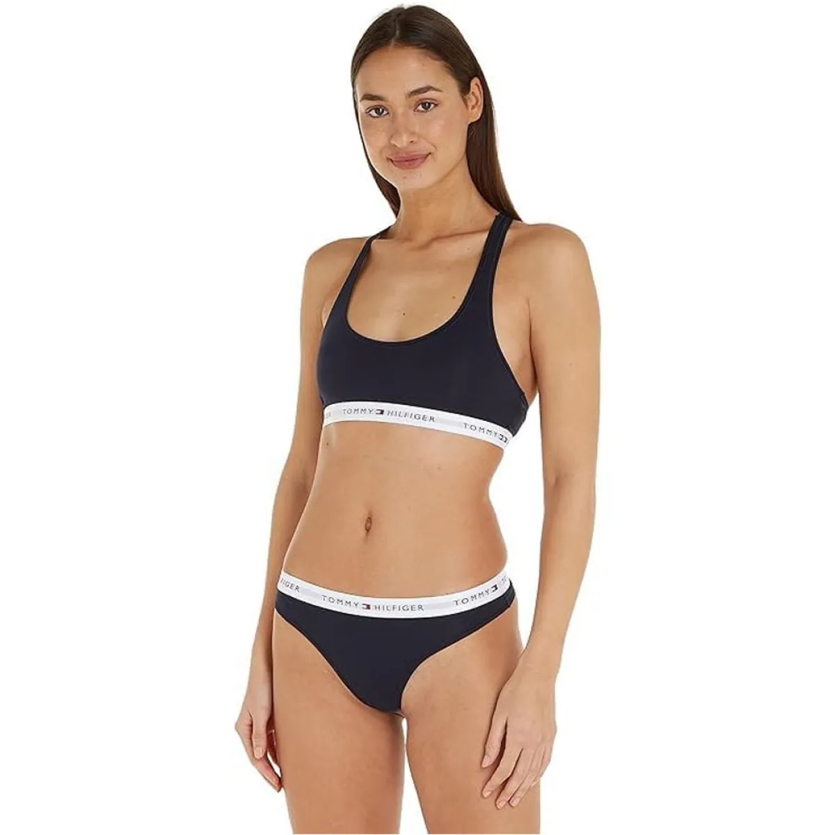 Дамски прашки Tommy Hilfiger, сини (железно сини),