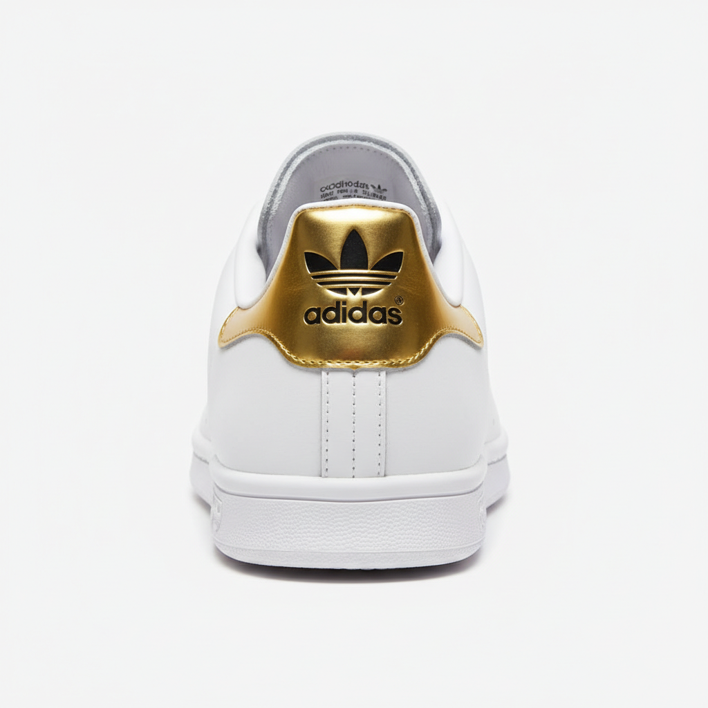 adidas Stan Smith - Задна част със златиста пета